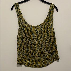 Kensie Pieces crocheted crop top